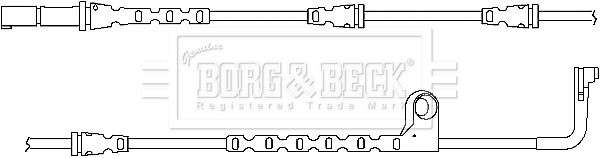 BORG & BECK Indikators, Bremžu uzliku nodilums BWL3034
